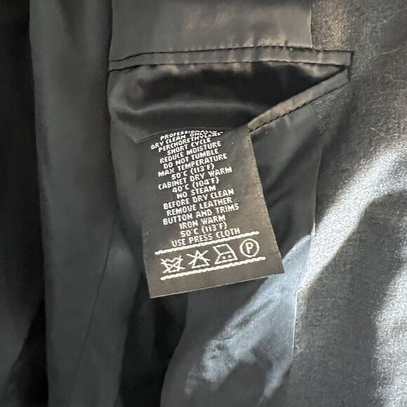 Hickey Freeman 100% Wool Vintage Blazer Sport Coat Jacket Gray 2 Button 46 Long - Picture 9 of 11